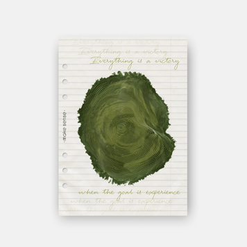 Сторінка-обкладинка Green tree | A5 на кільцях 11126 фото