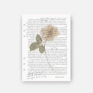Сторінка-обкладинка Flower | з калькою | A5 на кільцях 11127 фото