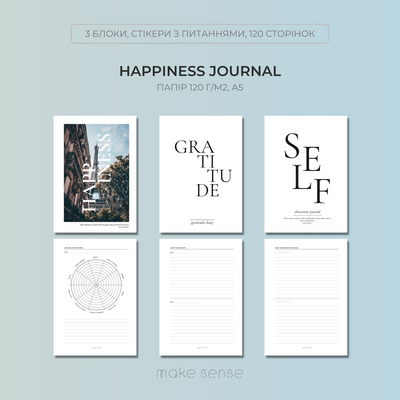 Happiness Journal | змінний блок для конструктора на пружині А5 10314 фото