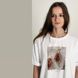 Футболка GORGEOUS | оверсайз, з принтом, біла 20002 фото 1